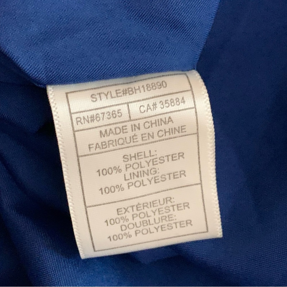 BB Dakota Dress Blue Striped Large Shift Shirtdress NWT - Picture 11 of 12